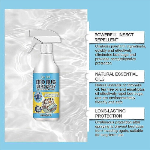 3pcs Bed Bug Spray Remover Bed Sheet Sofa BedBug Removal Prevent Fleas And Bed Bug Bites 2
