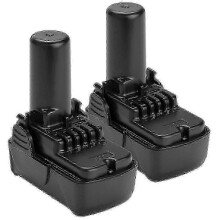 10.8v-12v 2500mah Replacement Li-ion Battery Compatible with Hitachi Bcl1015 Bcl1015s 331065 329369 329370 329371 329389 (2-pack(4.0a))