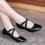 (38,silver)Women Soft Dance Shoes Practice Comfortable Flats Toe Lightweight Round 5