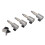 5pcs Car Gearbox Transmission Shift Solenoid Valve Replacement JF015E 4