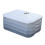 (4, white) Multi Layer Cookie Carrier with Lid and Handle Time Recoder Dumpling Storage Box Food Dessert Transport Container 25-26 1