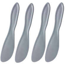4-Pack Multicolored Spreader Knives | Dishwasher Safe | Mess-Free Butter & Peanut Butter Spreaders | Small Multipurpose Knives