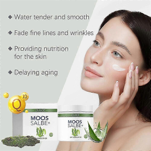 Moss Ointment Plus Anti-Wrinkle Cream with Instant Effect for Face, 100ml 2
