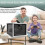 (Transparent White) Lockable Food Storage Box for Fridge, Snacks, Kitchen & Bedroom, Space-Saving Organizer 3