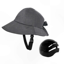 (Dark Grey) Navy Blue Cycling Hat Helmet for Women - Lightweight Bike Helmet for Riding and Sun Protection