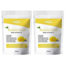 (40pcs 2bags) Mullein Leaf Tea Bags Herbal Lung Cleansing Breathing Cough Relieve Tea for Respiratory Health