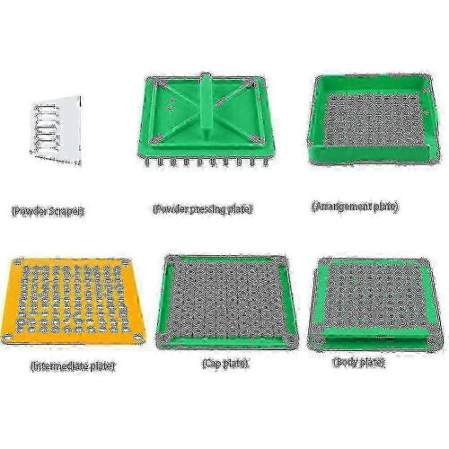 Capsule making tray 00 for home use with scraper 2