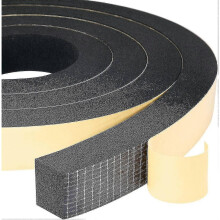 Foam Gasket Strip 2 Rolls 25mm(w) X20mm(h) X4m(l) Seal Weatherproof Shockproof Anticollision Furnitu