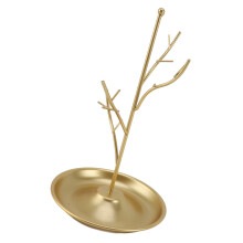 Jewelry Tree Home Decor Iron Branch Stand for Necklaces Earrings Bracelets Gold
