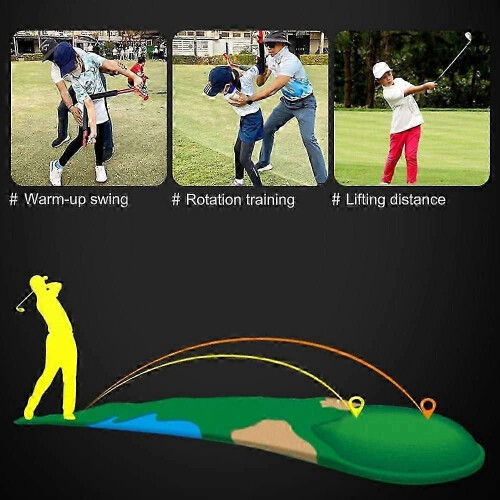 Golf Swing Motion Trainer - 90-Degree and Full Swing Modes for Beginners and Professionals - Durable Training Tool 1