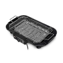 (EU Plug Black, Black) 2025 1800W Electric Grill Home BBQ Grill, EU Pluga