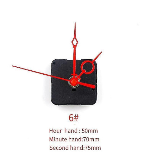 (A06) Quartz Clock Movement Mechanism Battery Hands Professional Diy Wall Clock Movement