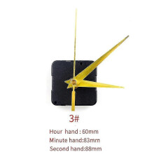 (A03) Quartz Clock Movement Mechanism Battery Hands Professional Diy Wall Clock Movement