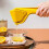 (Yellow) Lemon Fluicer Squeeze Manual Orange Citrus Juicer That Folds Flat Press Tools 2