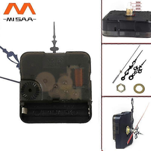 (A06) Quartz Clock Movement Mechanism Battery Hands Professional Diy Wall Clock Movement 1