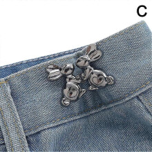 Adjustable Waistband Expander with Metal Buckle for Easy Sewing and Comfortable Fit