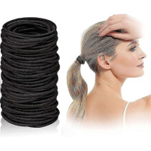 Elastic Hair - Set Of 100 Resistant Pieces In Nylon And Rubber 2mm Hair Ties for Women Men And Children - DD