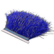 (Royal Blue) 2m ostrich feather ribbon selvage for millinery projects