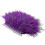 (Purple) 2m ostrich feather ribbon selvage for millinery projects 1