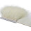 (Beige) 2m ostrich feather ribbon selvage for millinery projects 1