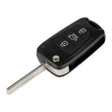 2x Replacement Flip Key Cases for Hyundai and Kia Models Including i20, i30, Sportage and Picanto