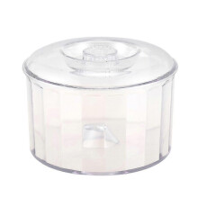 Kt-185 Magnetic Clear Tumbler/bucket, Barrel Polishing Bucket Drums, Jewelry Tool
