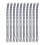 Bulk 100 Spiral Binding Coils 9.5mm Diameter Fits 75 Sheets A4 Paper Black 1
