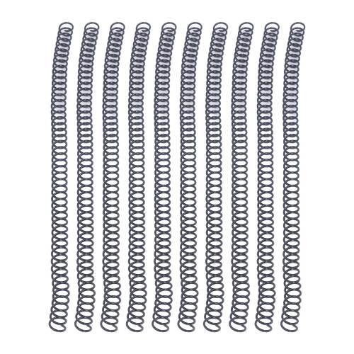 Bulk 100 Spiral Binding Coils 9.5mm Diameter Fits 75 Sheets A4 Paper Black