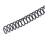 Bulk 100 Spiral Binding Coils 9.5mm Diameter Fits 75 Sheets A4 Paper Black 9