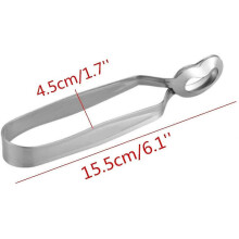 2pcs Stainless Steel Escargot Snail Tongs Kitchen Cooking Tool - DD