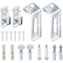 18 Pack Folding Door Hardware Kit for Bifold Sliding Door | Bifold Door Track Tools, Closet Sliding Door - DD