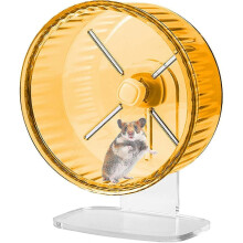 Hamster Wheel Silent, 18cm Super-silent Hamster Running Wheel with Adjustable Stand, Quiet Spinner Hamster Running Wheel for Hamsters, Gerbils, Dwarf