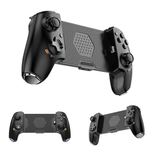 (Titanium For iPhone 16 pro max) Mobile Phone Telescopic Game Controller Hall Bluetooth TypeC Dual Mode 2