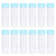 12-Pack Transparent ABS Contact Lens Cases, Portable Storage for Daily Use and Teen Travel Essentials
