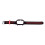 Watch 4 Band with Case, Black/Red Multi Holes 1