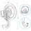 2 Packs Suction Cup Hooks,Clear Removable Heavy Duty Suction Hooks Door Suction Cup Hangers - DD0 2