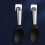 1 Pcs Silicone Rice Paddle, Non-stick Kitchen Utensils with Non-slip Handle Setblack - DD 4