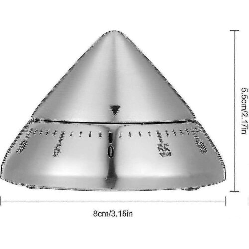 Mechanical Egg Timer. 60 Minute Kitchen Timer Counter. Manual Shaped Kitchen - PJ 1