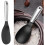 1 Pcs Silicone Rice Paddle, Non-stick Kitchen Utensils with Non-slip Handle Setblack - DD 5