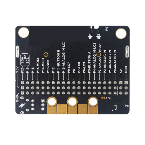 2X para Microbit Placa de Expansión IO BIT V2.0 Placa Adaptadora Horizontal Micro:Bit 2