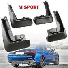 Set of 4 Mud Flaps for BMW 3 Series G20 and G21 M Sport Models from 2019 to 2022