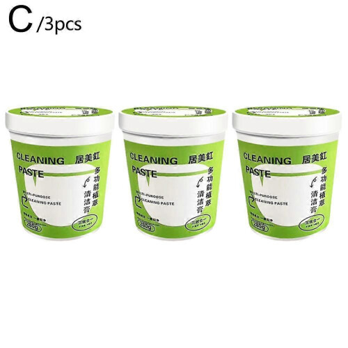 (3pcs,Blue S)1-3X 280g All Purpose Cleaning Paste, Cookware Paste Kitchen Grease Remover