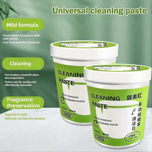 (1pcs,Pink S)1-3X 280g All Purpose Cleaning Paste, Cookware Paste Kitchen Grease Remover 2