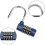 5 Digit Combination Padlock, Gym Padlock, Can Be Reset Combination Locks - RiRi 2