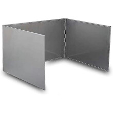 Camping Stove Windshield Foldable 3 Plates Outdoor Cooker Wind Screen Mini Cooking Windshield Camping Gas