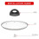 Universal Pot Lid Replacement Knobs, Heat Resistant Pan Lid Holding Handles (2 Pack), Small 4