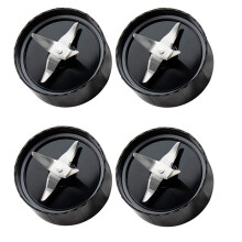 4X Kreuz Klinge Ersatz Teil Kompatibel für Magische Kugel (250 W, MB1001 Series) Blade Edelstahl Magische Kugel Ersatz Teil