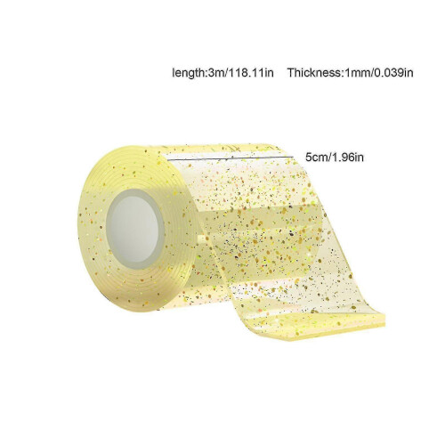 (Yellow) Nano Tape Bubble Kit Kids With Step-by-step Tutorial And Traceless Nano Adhesive Tape,hw 1