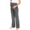 Smooth Design Maternity Pants Soft Cotton Trousers-Dark Grey M 1