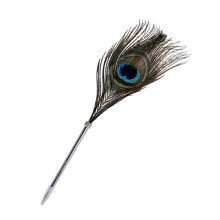 Retro Feather-balpen Lichtgewicht draagbare antieke-Zwart